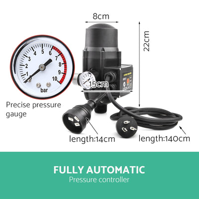 Giantz 1500W High Pressure Garden Water Pump with Auto Controller Payday Deals