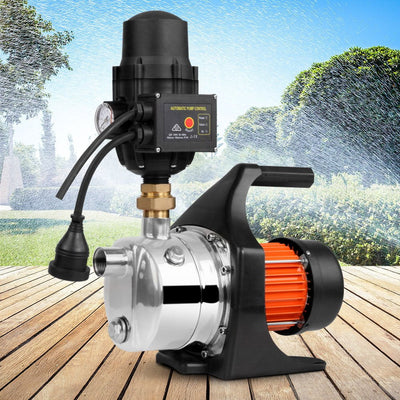 Giantz 1500W High Pressure Garden Water Pump with Auto Controller Payday Deals