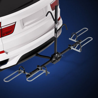 Giantz 2 Bicycle Bike Carrier Rack Rear Car 2" Hitch Mount Platform Foldable Payday Deals