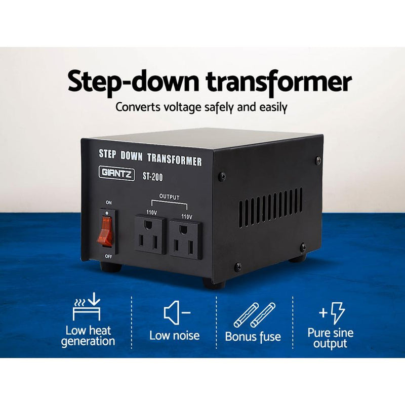 Giantz 200 Watt Step Down Transformer Payday Deals