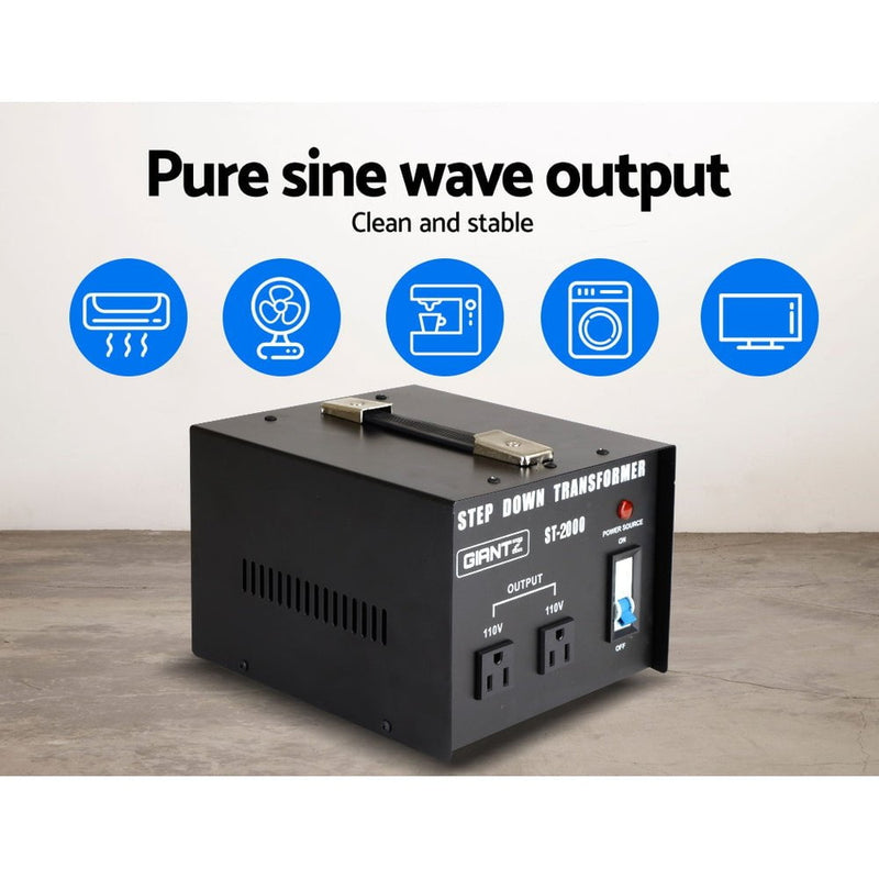 Giantz 2000 Watt Step Down Transformer Payday Deals