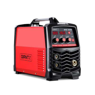 Giantz 300 Amp Inverter Welder DC MIG MMA Gas Gasless Welding Machine Portable Payday Deals