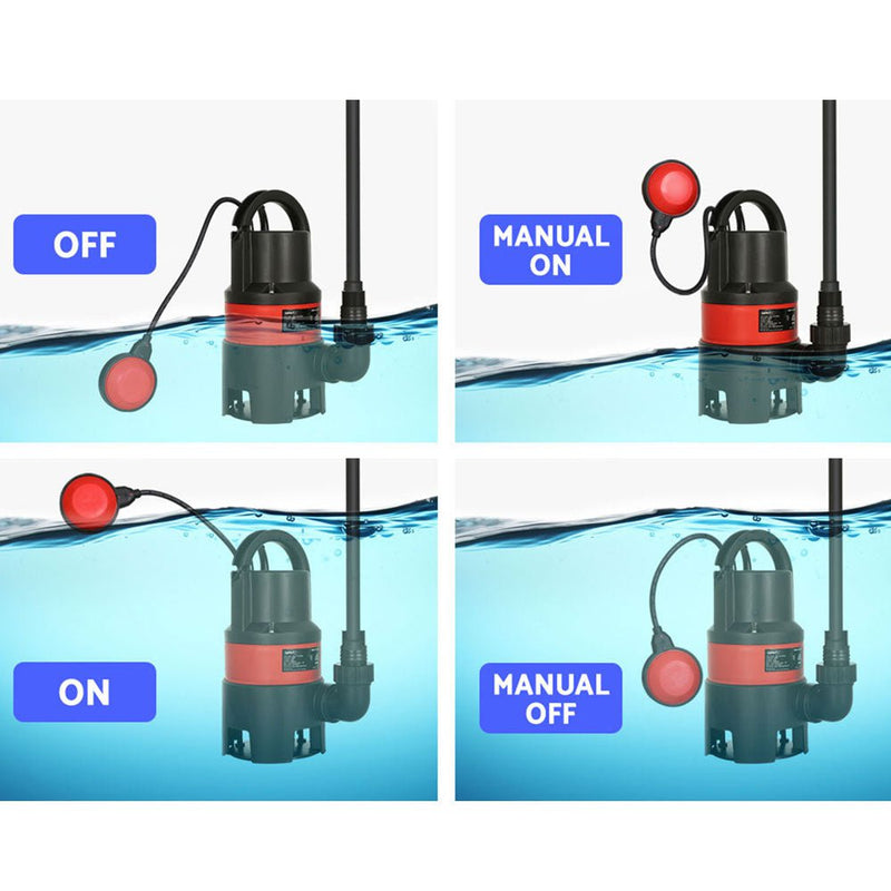 Giantz 400W Water Pump Dirty Submersible Sump Swim Pool Flooding Pond Clean Payday Deals