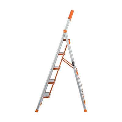 Giantz 5 Step Ladder Multi-Purpose Folding Aluminium Light Weight Non Slip Platform Payday Deals