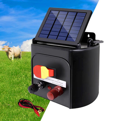 Giantz 5km Solar Electric Fence Charger Energiser Payday Deals