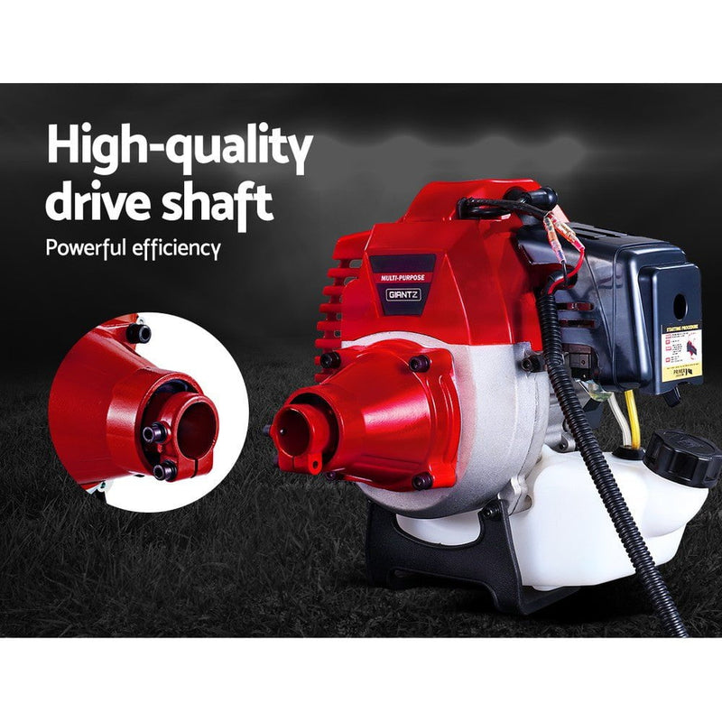 Giantz 62CC Pole Chainsaw Petrol 7 In 1 Brush Cutter Whipper Snipper Multi Tools Payday Deals