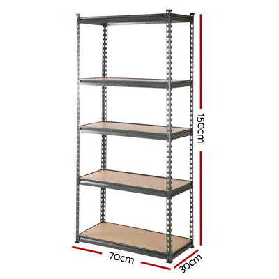 Giantz 6X1.5M Garage Shelving Warehouse Rack Pallet Racking Storage Shelves Payday Deals