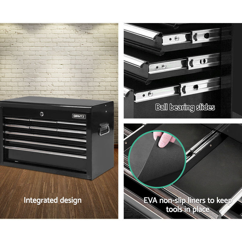 Giantz 9 Drawer Mechanic Tool Box Cabinet Storage - Black Payday Deals