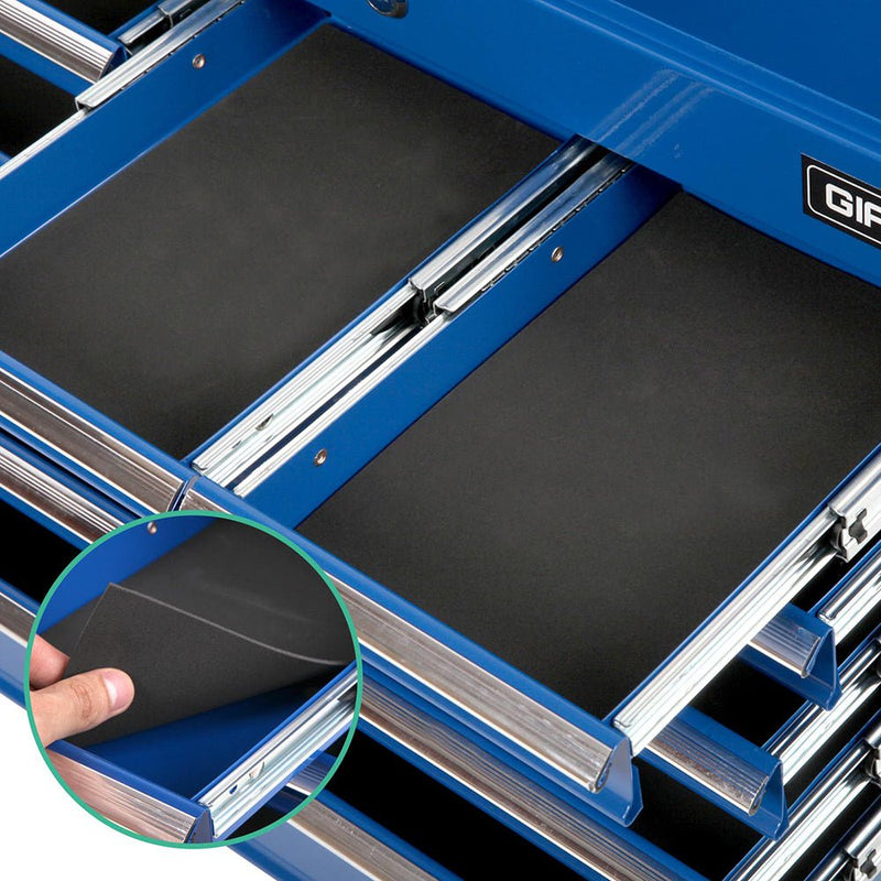 Giantz 9 Drawer Mechanic Tool Box Cabinet Storage - Blue Payday Deals