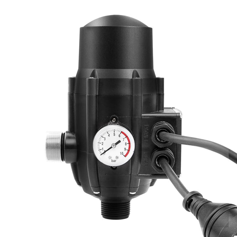 Giantz Adjustable Automatic Electronic Water Pump Controller - Black Payday Deals