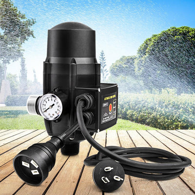 Giantz Adjustable Automatic Electronic Water Pump Controller - Black Payday Deals