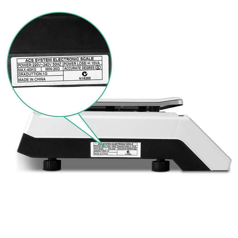 Giantz Electronic Digital Weight Scales - White