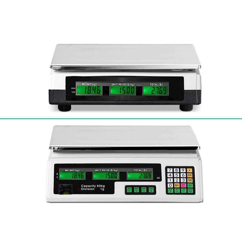 Giantz Electronic Digital Weight Scales - White