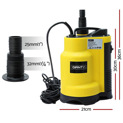 Giantz Garden Water Submersible Pump 400W Dirty Bore Sewerage Tank Well Steel Payday Deals