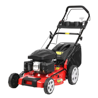 Lawn Mower 165cc Lawnmower Electric Start Self Propelled 18inch