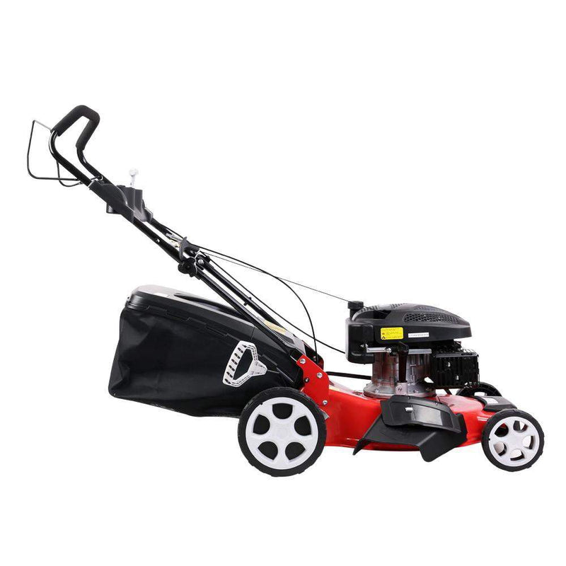 Lawn Mower 165cc Lawnmower Electric Start Self Propelled 18inch Payday Deals