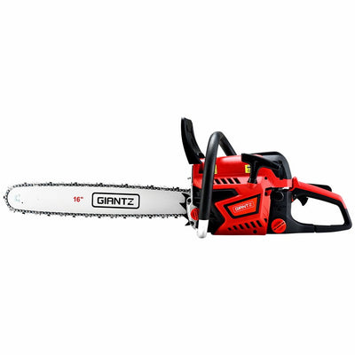 Giantz Petrol Chainsaw Chain Saw E-Start Commercial 45cc 16'' Top Handle Tree Payday Deals