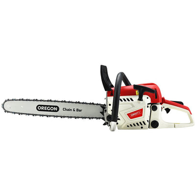 Giantz Petrol Chainsaw Commercial 52cc E-Start 20 Oregon Bar Pruning Chain Saw Payday Deals