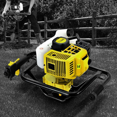 Giantz Post Hole Digger Petrol Only 92CC Motor Engine Earth Auger DIggers Payday Deals