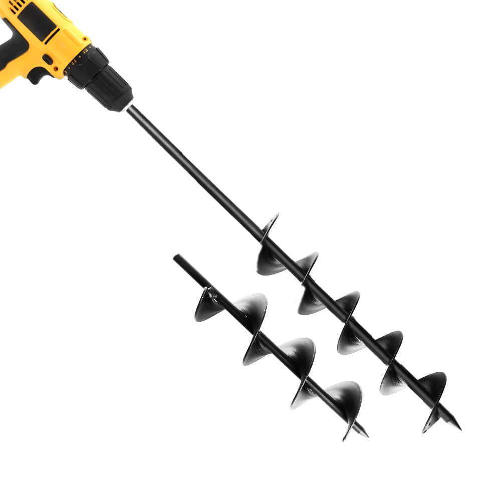 Giantz Power Garden Spiral Auger Hole Digger Earth Drill Bit Φ75×300 & 600mm