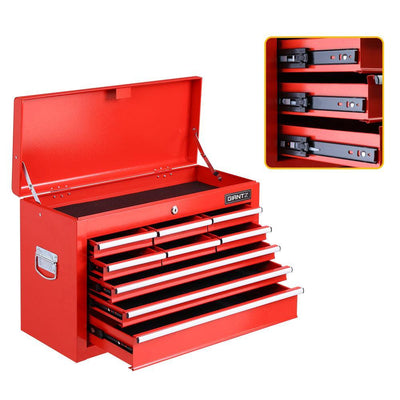 Giantz Tool Box Chest Cabinet Trolley Cart Garage Mechanic Toolbox Storage Red Payday Deals