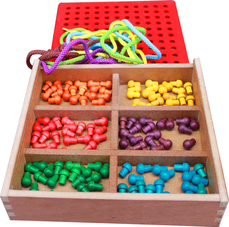 Gifts J2- Pegs And Lacing Box