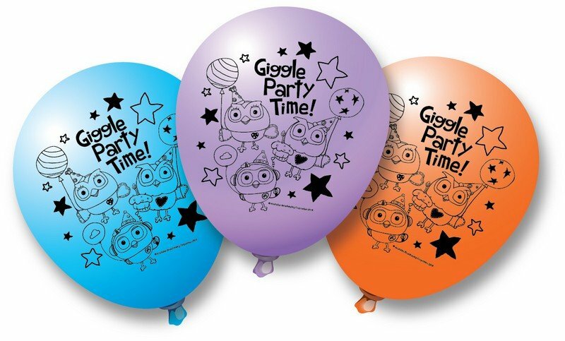 Giggle and Hoot Party Supplies Latex Balloons 6 Pack Payday Deals