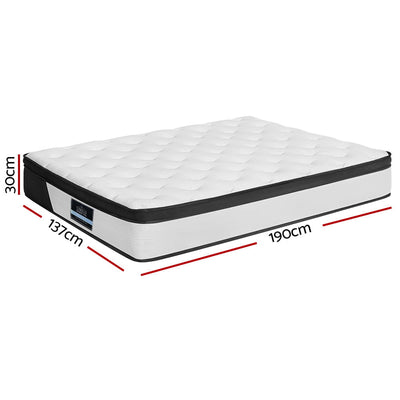 Giselle Bedding 30cm Mattress Euro Top Double Payday Deals