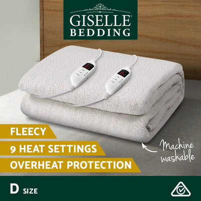 Giselle Bedding 9 Setting Fully Fitted Electric Blanket - Double Payday Deals