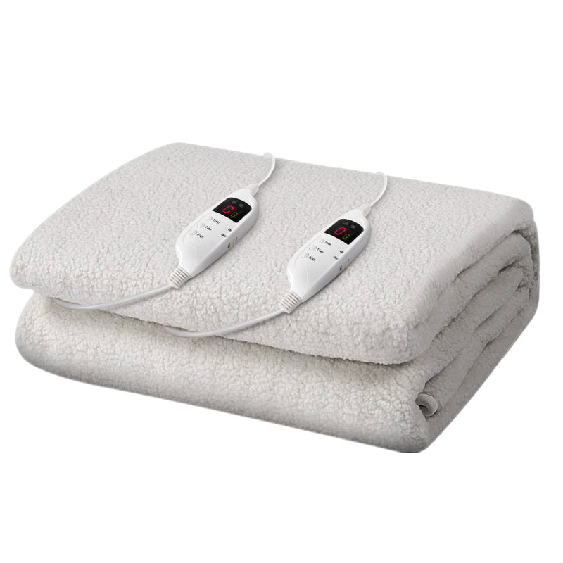 Giselle Bedding 9 Setting Fully Fitted Electric Blanket - King Payday Deals