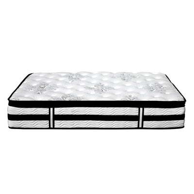 Giselle Bedding Algarve Euro Top Pocket Spring Mattress 34cm Thick Queen Payday Deals