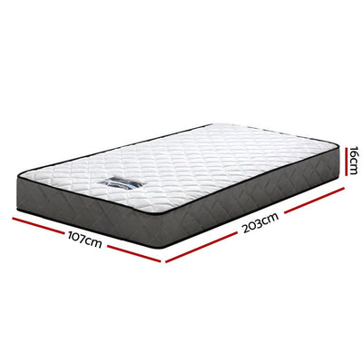 Giselle Bedding Alzbeta Bonnell Spring Mattress 16cm Thick King Single Payday Deals