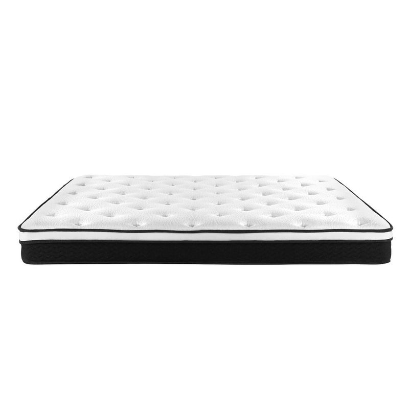 Giselle Bedding Bonita Euro Top Bonnell Spring Mattress 21cm Thick King Payday Deals