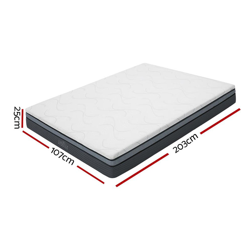 Giselle Bedding Cool Gel Memory Foam Mattress King Single Size Payday Deals