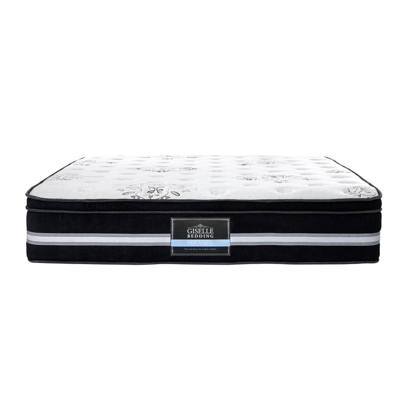 Giselle Bedding Donegal Euro Top Cool Gel Pocket Spring Mattress 34cm Thick Queen Payday Deals