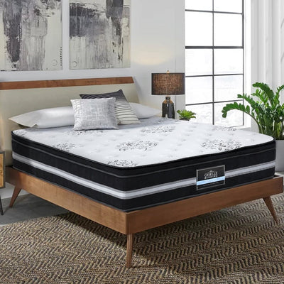 Giselle Bedding Donegal Euro Top Cool Gel Pocket Spring Mattress 34cm Thick Queen Payday Deals