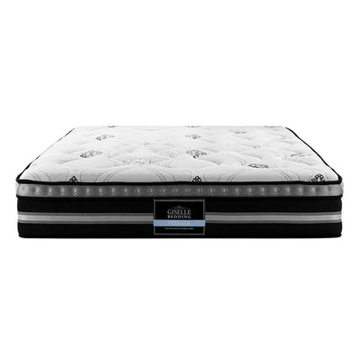 Giselle Bedding Galaxy Euro Top Cool Gel Pocket Spring Mattress 35cm Thick Queen Payday Deals