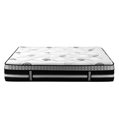 Giselle Bedding Galaxy Euro Top Cool Gel Pocket Spring Mattress 35cm Thick Queen Payday Deals