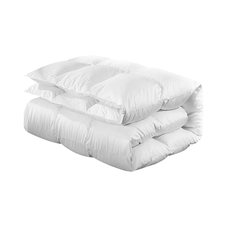 Giselle Bedding King Size 500GSM Goose Down Feather Quilt Payday Deals