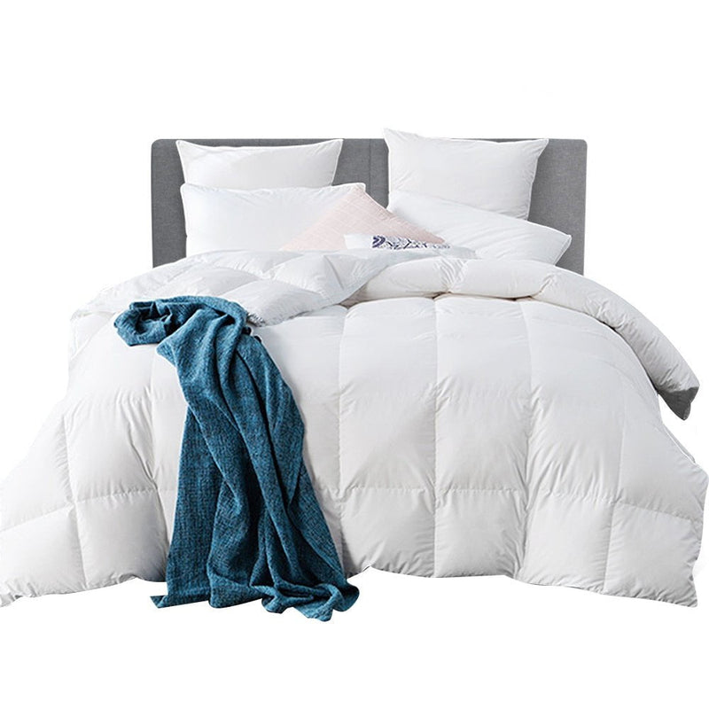 Giselle Bedding King Size 800GSM Goose Down Feather Quilt Payday Deals