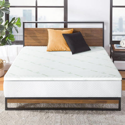 Giselle Bedding Memory Foam Mattress Topper Cool Gel Bed Mat Bamboo 10cm Double Payday Deals