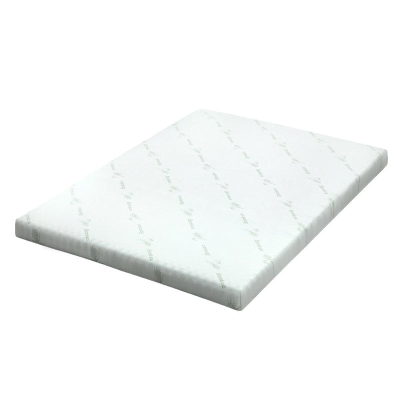 Giselle Bedding Memory Foam Mattress Topper Cool Gel Bed Mat Bamboo 10cm King Payday Deals