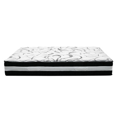 Giselle Bedding Mykonos Euro Top Pocket Spring Mattress 30cm Thick Single Payday Deals