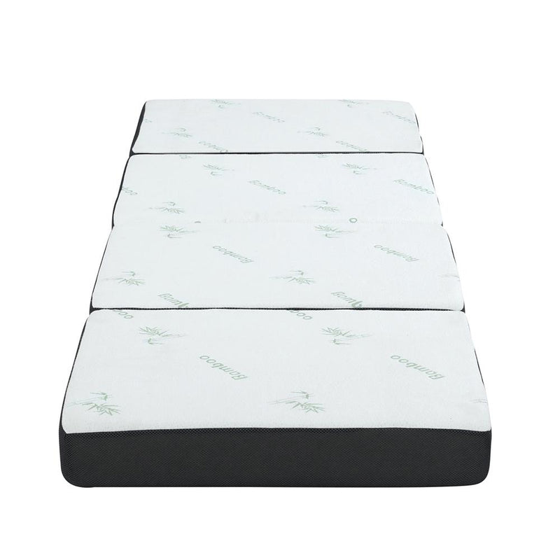 Giselle Bedding Portable Mattress Folding Foldable Foam Floor Bed Tri Fold 180cm Payday Deals