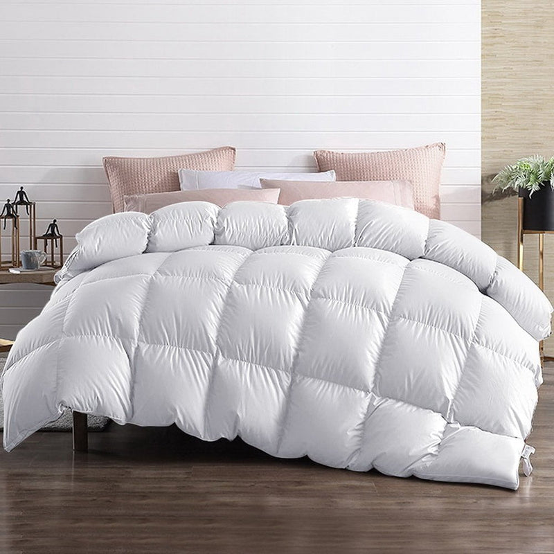 Giselle Bedding Queen Size 700GSM Goose Down Feather Quilt Payday Deals