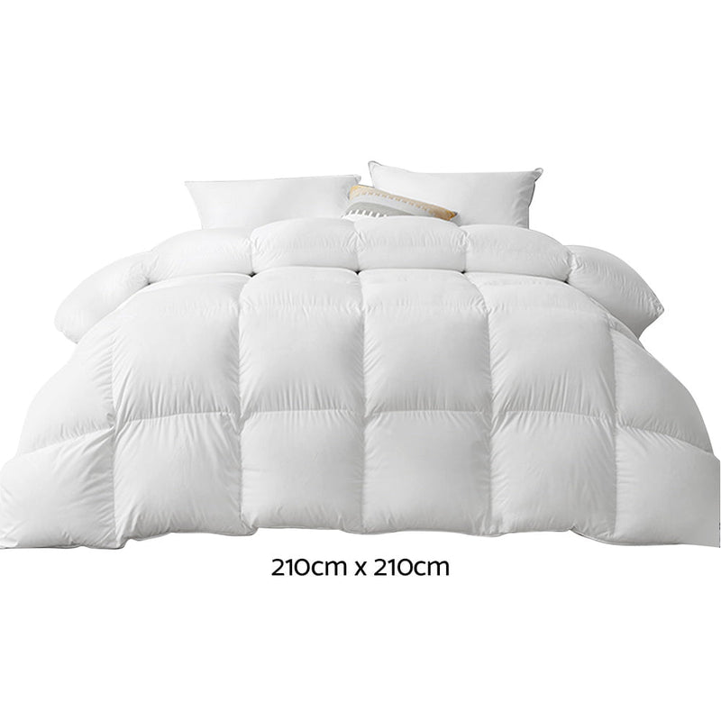 Giselle Bedding Queen Size 800GSM Goose Down Feather Quilt Payday Deals