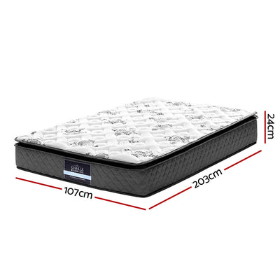 Giselle Bedding Rocco Bonnell Spring Mattress 24cm Thick King Single Payday Deals