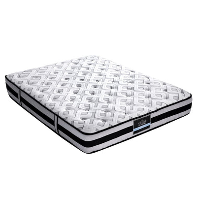 Giselle Bedding Rumba Tight Top Pocket Spring Mattress 24cm Thick Queen Payday Deals