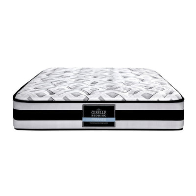 Giselle Bedding Rumba Tight Top Pocket Spring Mattress 24cm Thick Single Payday Deals