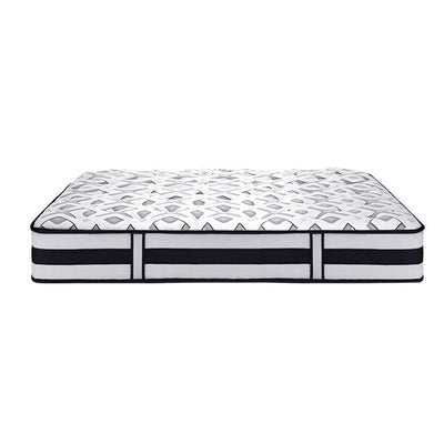 Giselle Bedding Rumba Tight Top Pocket Spring Mattress 24cm Thick Single Payday Deals